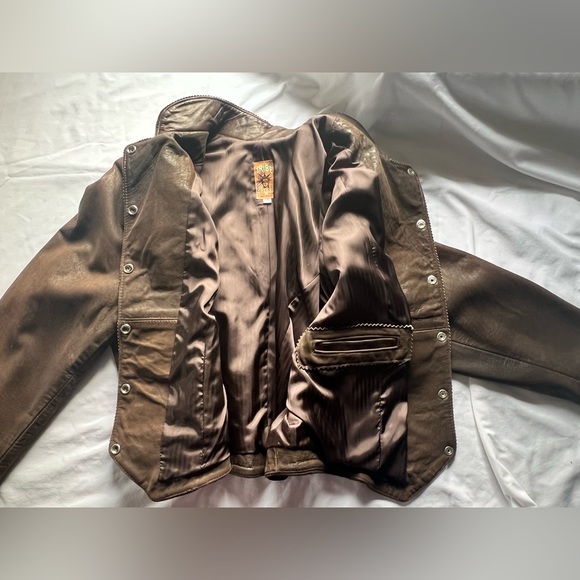 Tribe America Leather Jacket wm 14 - Picture 7 of 13